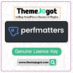 Perfmatters Plugin  License Key Activation | Auto Update One year.