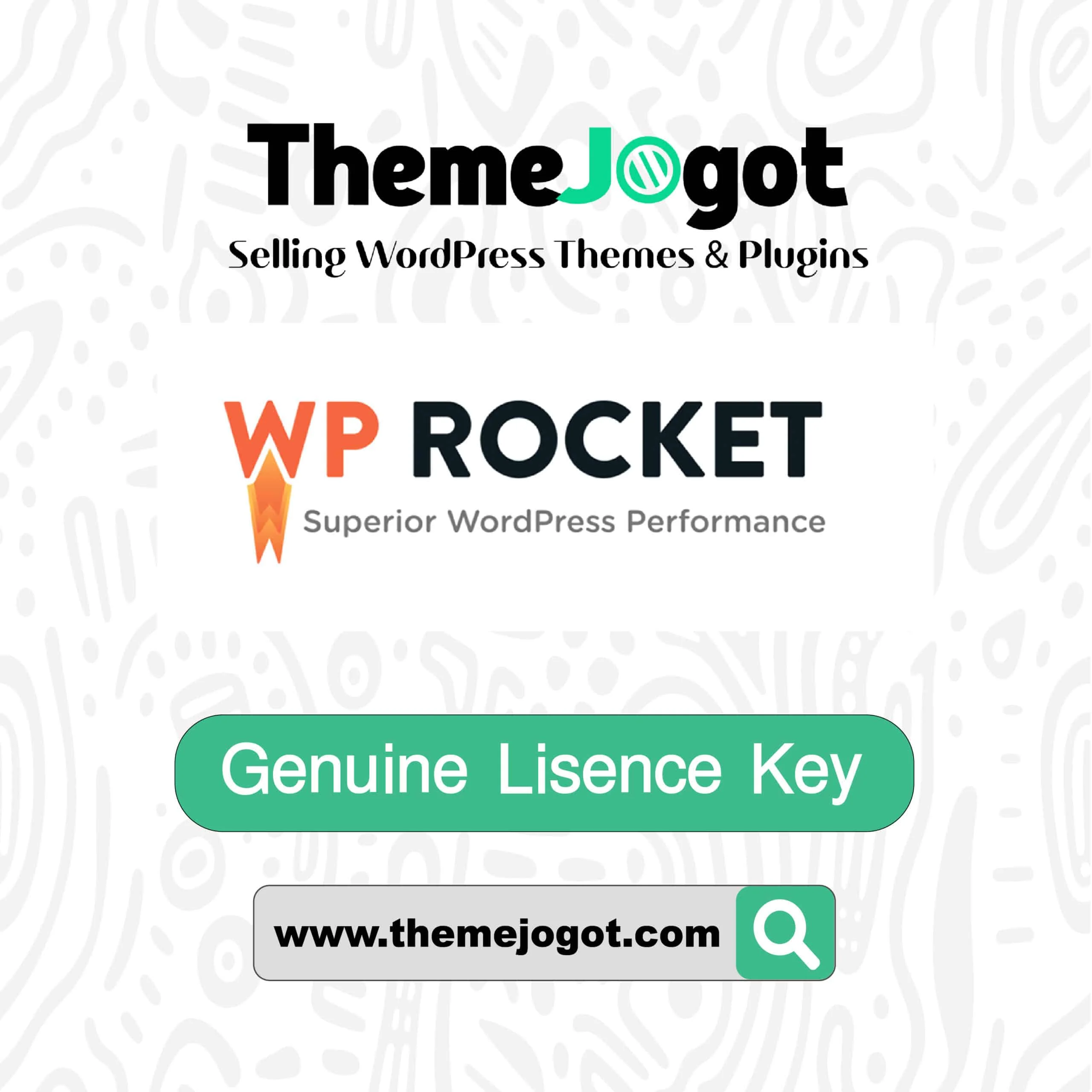 WP Rocket license activation with WordPress caching and speed optimization features